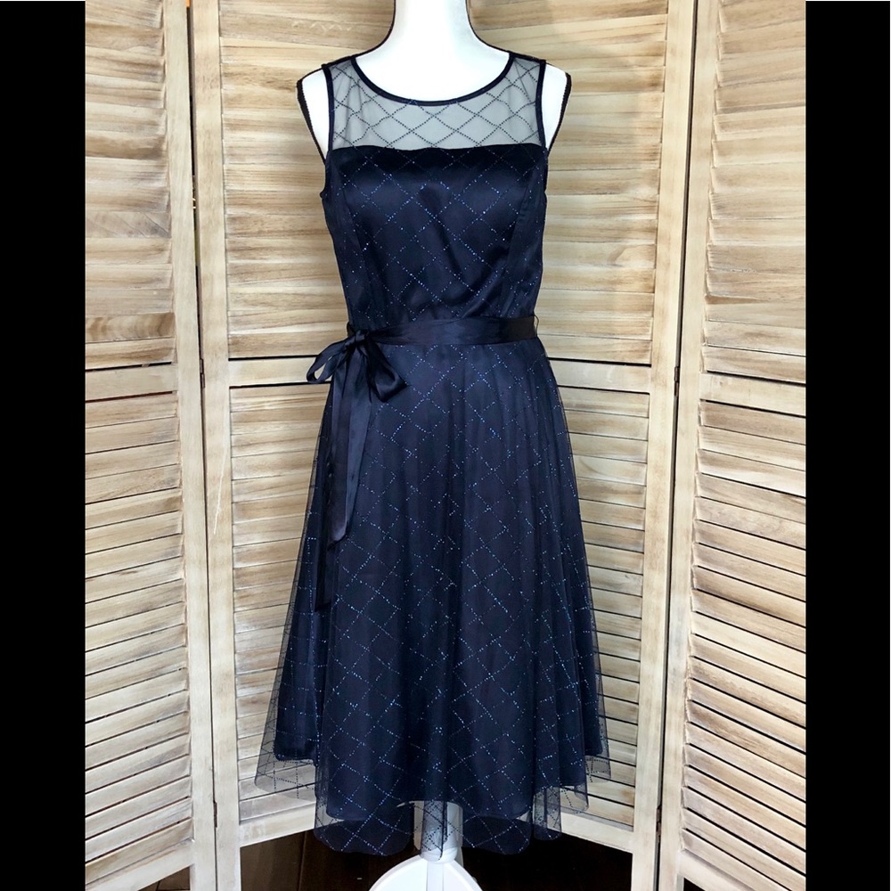 Jessica Howard Navy Midi Dress
